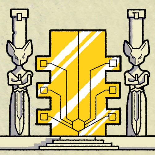 drawing of hexagon key